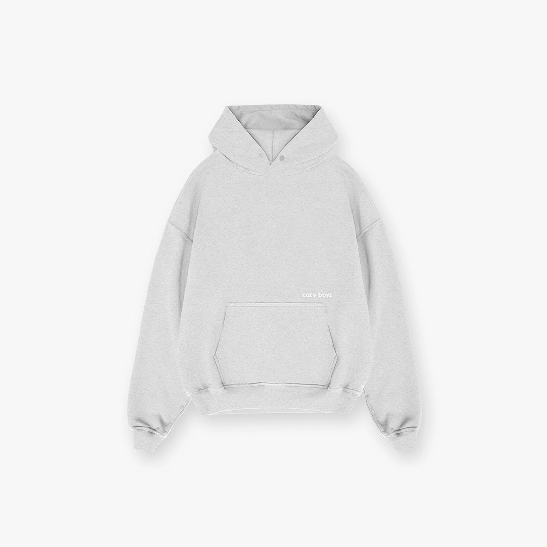 Premium Everyday Hoodie Grey Marle