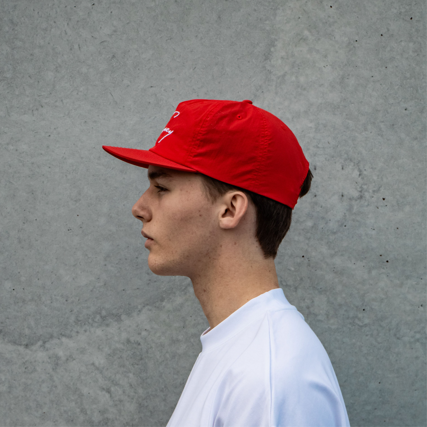 Signature Cap - Fire Red
