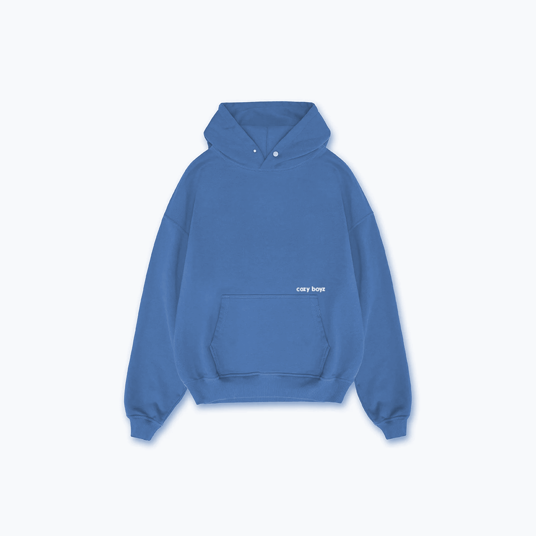 Premium Everyday Hoodie Washed Cobalt