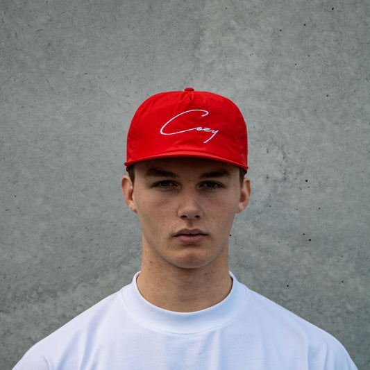 Signature Cap - Fire Red