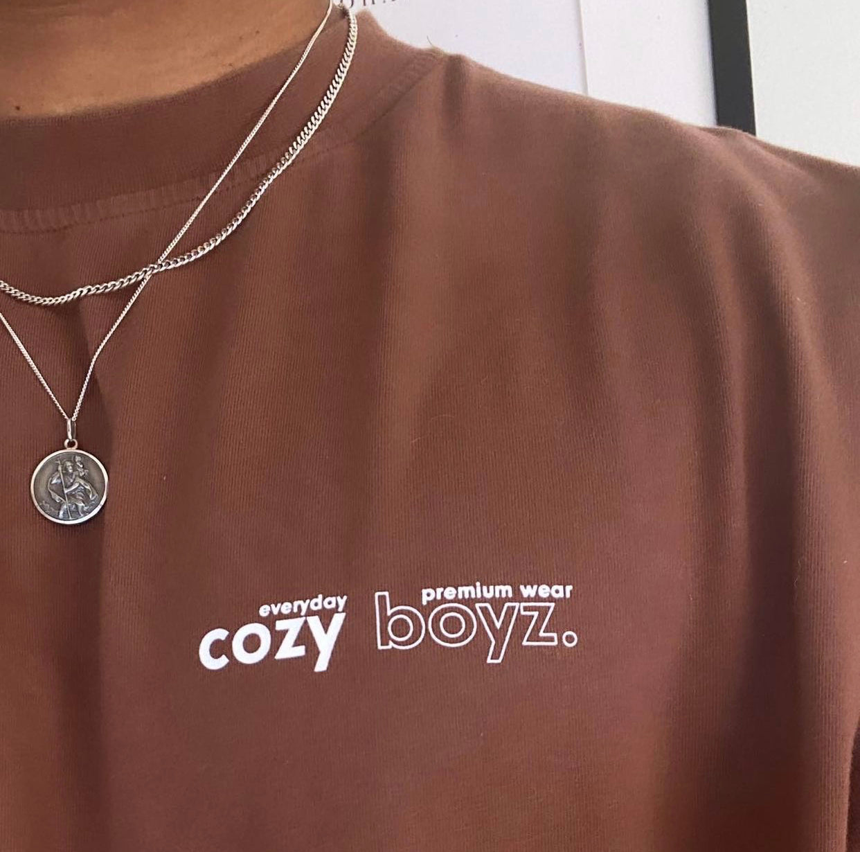 Everyday Cozy Tee – Brown