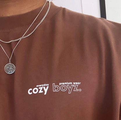 Everyday Cozy Tee – Brown