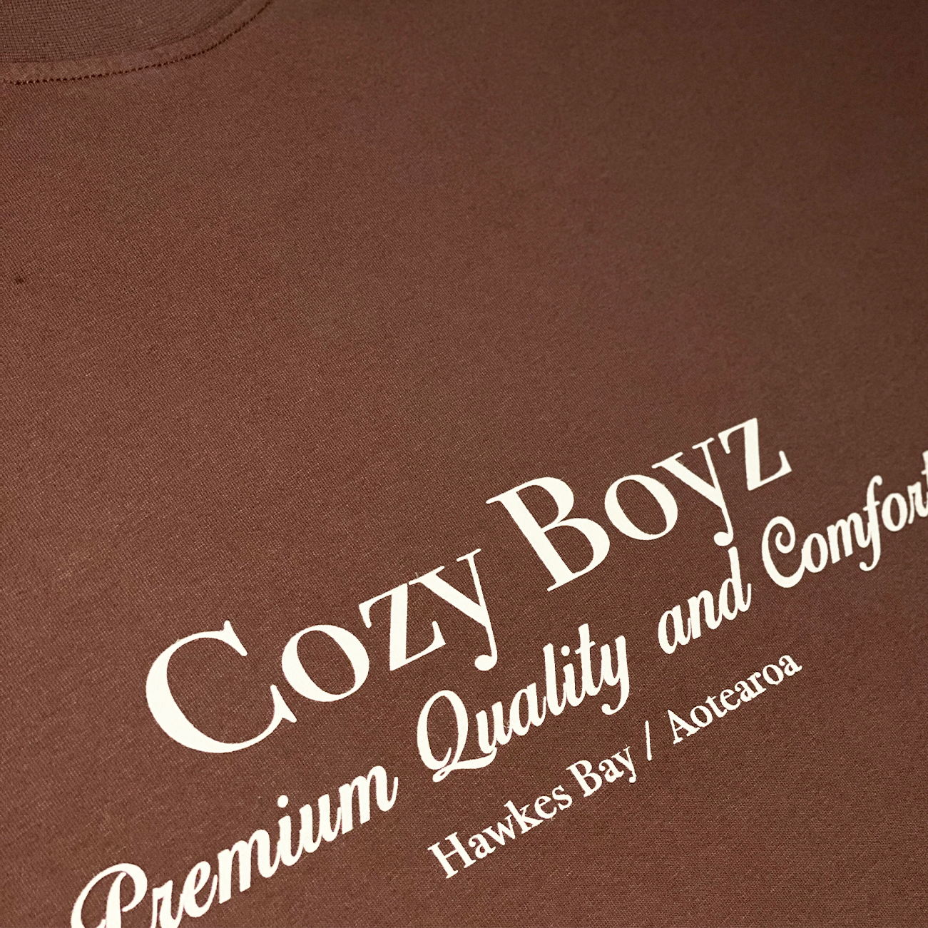 Premium Heavyweight Tee – Brown