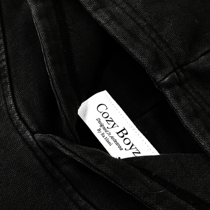 College Dropout Hoodie - Washed Black