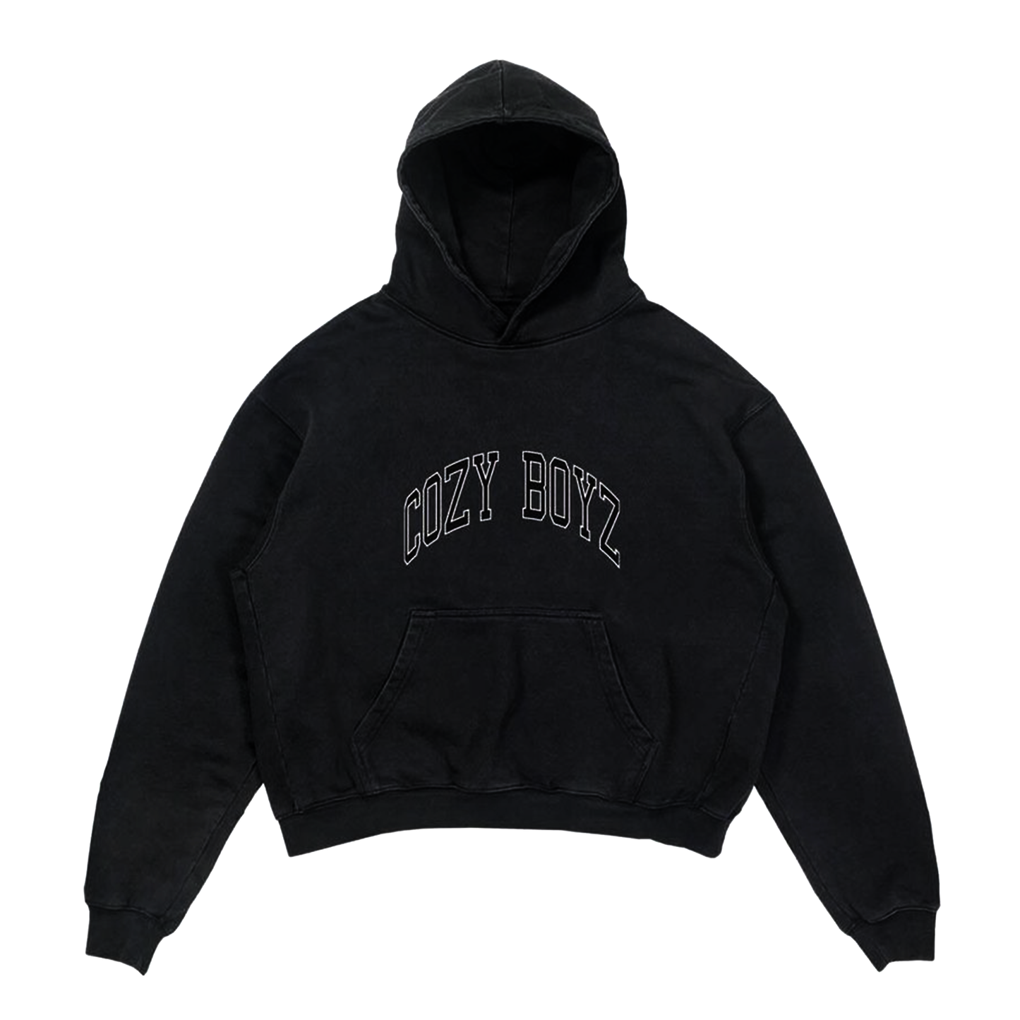College Dropout Hoodie Washed Black – Cozy Boyz